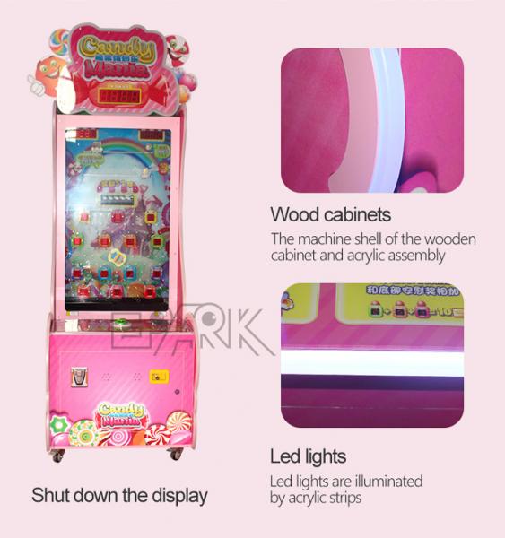 Fiberglass Plastic 300W Candy Mama Lottery Game Machine