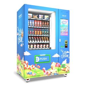 Wholesale Temperature Control Vending Machine Kiosk for Large Spaces and Android/iOS Software from china suppliers