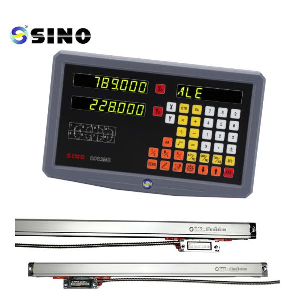 2 Axis SINO Digital Readout System DRO SDS2MS Glass Linear Scale For Lathe Machine
