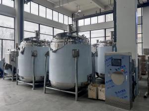 China Heating Chemical Blending Tanks Custom Gear Lubricant Oil Making Machine on sale