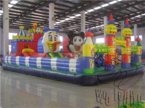 China fantastic wholesale pvc mickey inflatable castle on sale