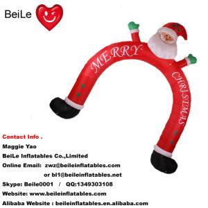 Wholesale Hot commercial beautiful outdoor christmas man arch for decoration from china suppliers