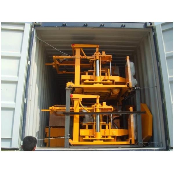 Halstec 40-3A Egg Layer Cement Block Molding Machine 5000 Bricks Per Day 6.7kw