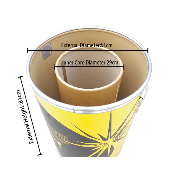 51cm Customized Welding Wire Drum 250kg Fiber Shipping Drums