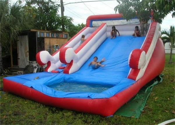 Quality Customized Funny Large Inflatable Water Slide For Pool , EN14960 for sale