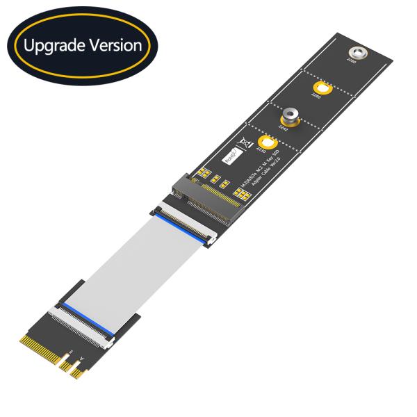 M.2 NGFF Adapter with High Speed FPC Cable for Key M to Key A+E Conversion Plug and Play Supports Windows 2000/7/8/10