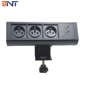 Wholesale Boente Grade AA 6.56 Ft Cord 3 France Power and 2 USB Black Furniture Conference Power Port from china suppliers