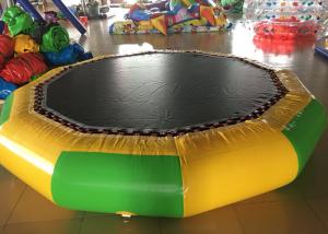 Wholesale Big Floating Inflatable Water Trampoline , Multi Color Outdoor Inflatable Water Park from china suppliers
