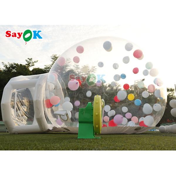 0.6mm PVC Bubble Bounce House Room Inflatable Clear Domes Customize