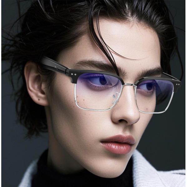 AI Smart Glass Support 164 Languages BT Call Voice Assistant Control Smart Glasses 2025 W100D