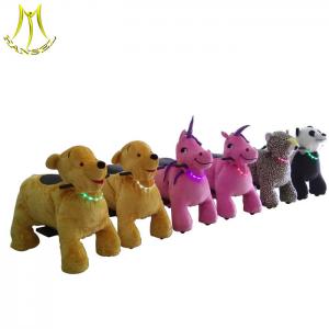 Wholesale Hansel popular small kids toy rides electric stuffed animals adults can ride from china suppliers