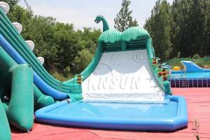 Wholesale Dinosaur Theme Blow Up Water Park , Customized Size Inflatable Aqua Park from china suppliers