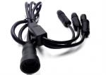 Vehicle CCTV 13Pin Reversing Camera Extension Cable For School Bus