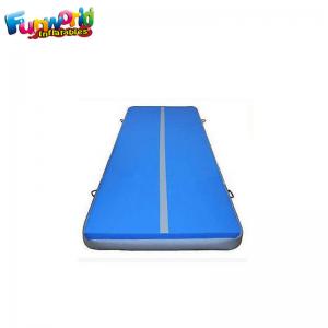 China Drop Stitch 12 m White Air Floor Gymnastics Mat For Birthday Party on sale