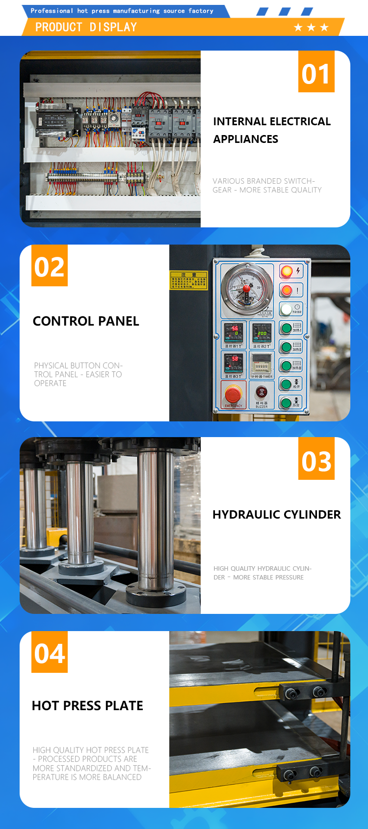 2-layer Synchronous Heavy-Duty Hot Press Machine with 300 T Maximum Pressure and 2300*1700mm Work Platen