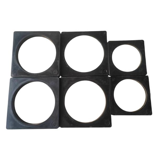 Warning Cone Weights 370*370*27mm Delineator Base Anti Fall