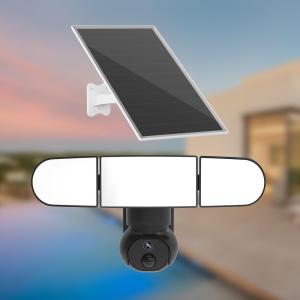 Wholesale 90db Siren Alarm Solar CCTV Camera 4MP Android IOS APP 2K Battery Powered from china suppliers