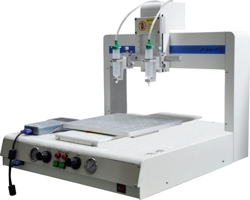 High-Speed Stepper And Timer Belt 4 Axis Glue Dispensing Machine with LCD Screen Operation