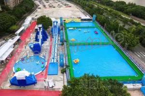 China Pvc Durable Adult Water Parks , Blow Up Water Park With Ce Certificate on sale