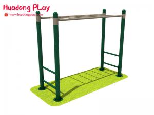 China Athlete Outdoor Fitness Equipment , Exercise Street Workout Machines In Parks With Adult Monkey Bars on sale