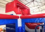 Tarpaulin Inflatable Large Slide / Playground Climbing Combo Bounce House