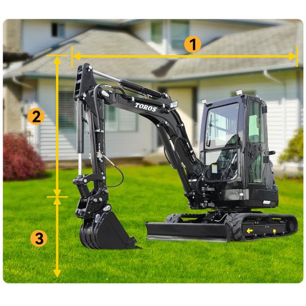TE-35 Mini excavator 3.5 tons crawler mini excavator,Multifunctional and suitable for various environments