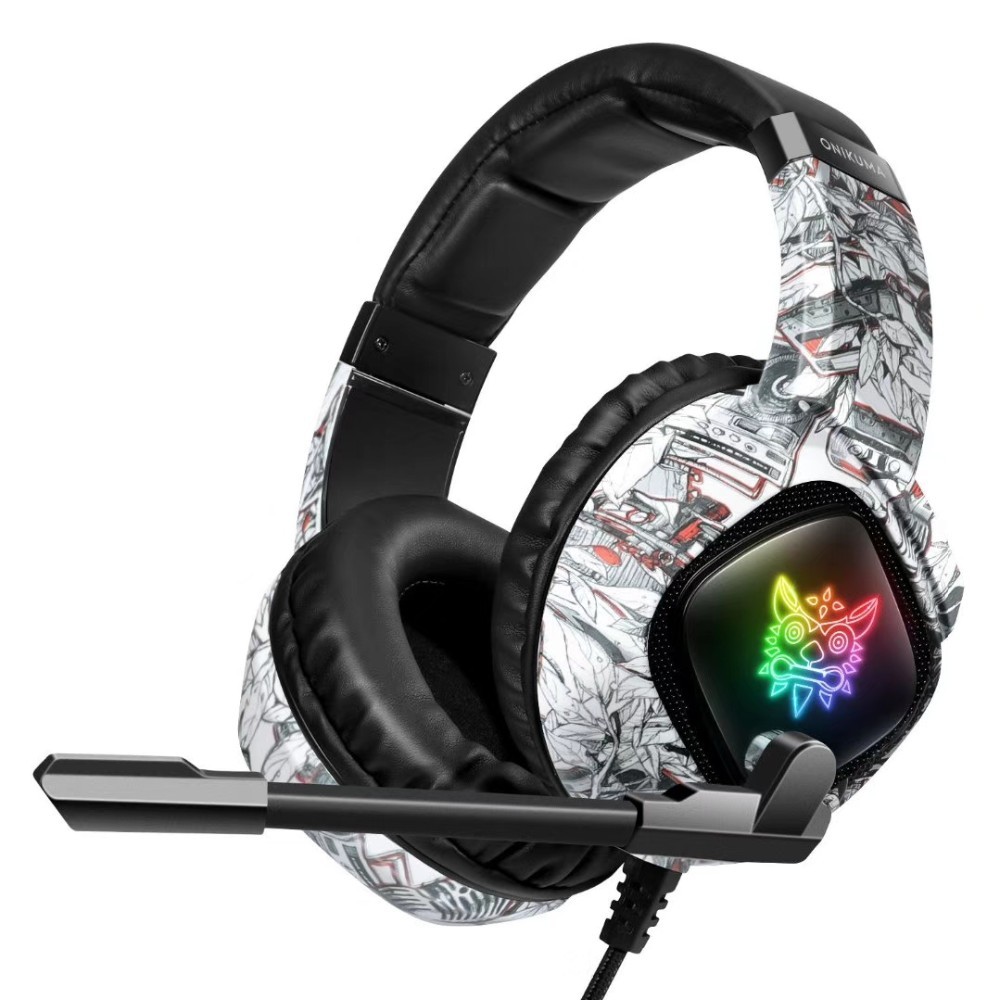 3.5mm 117dB Onikuma K19 PC Gaming Headphone With LED Light