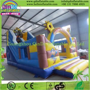 China Inflatable Playground Large Inflatable Slide Playground Slide Bouncer Game on sale
