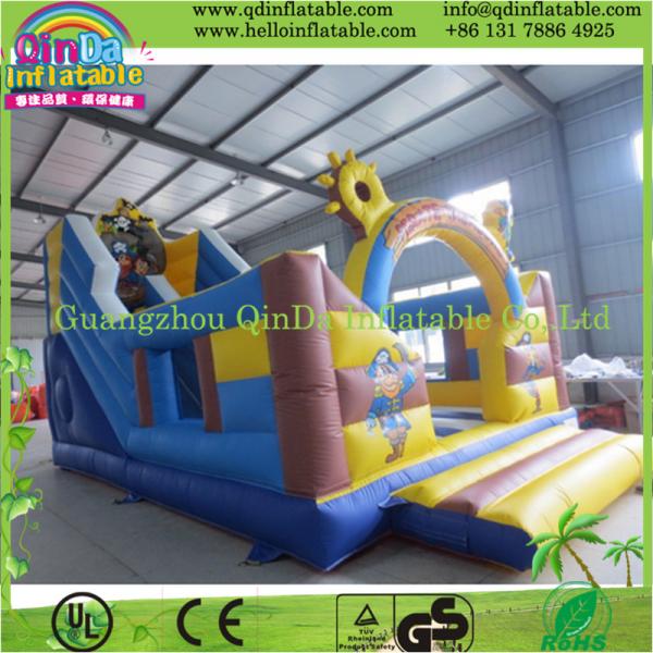 Quality Inflatable Playground Large Inflatable Slide Playground Slide Bouncer Game for sale
