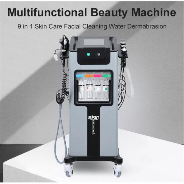 Multi Function 8 Handles Hydro Oxygen Facial Machine Elight Probes