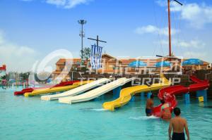 China Fun Kids' Water Slides Fiberglass Pool Slide For Outdoor Water Park Equipment on sale