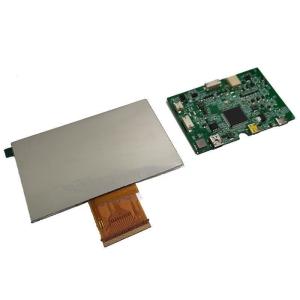 4.3 Inch Tft color Display With Hdmi Board , 1920x1080, 1000nits, Lvds Interface