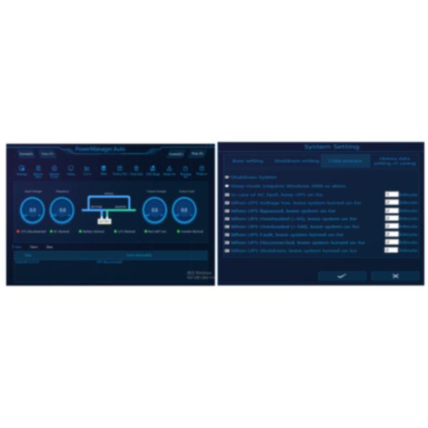 3000VA Line Interactive UPS 3kVA 1800W Modified Sine Wave LCD Single Phase UPS Systems