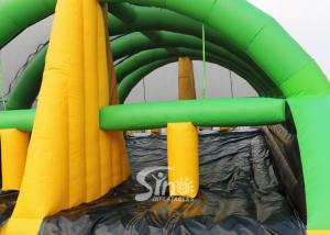 Wholesale 15x8m Giant Adults Inflatable Obstacle Course With Slide For Challenge Run In Mud Run Events from china suppliers