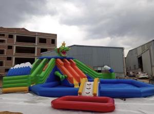 Wholesale Pool Blow Up Water Slide Big Bouncer Giant Jump Castle from china suppliers