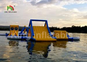 Wholesale Heat - Welding Giant Blue 30 * 25m Inflatable Water Parks For Adults And Kids from china suppliers