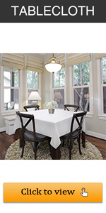 Tablecloth Rectangle Stain Resistant Spillproof Washable Polyester Gingham Table Cloth Outdoor Picnic, Kitchen holiday