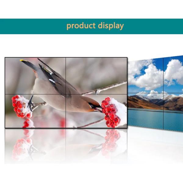 Seamless 55" 1920x1080 interactive touch screen kiosk 350cd/M2