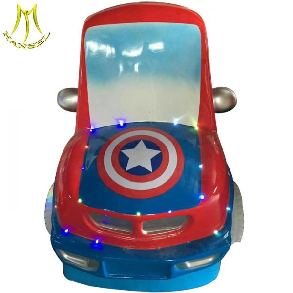 Quality Hansel fiberglass body coin game machine electric kiddie ride on car for sale