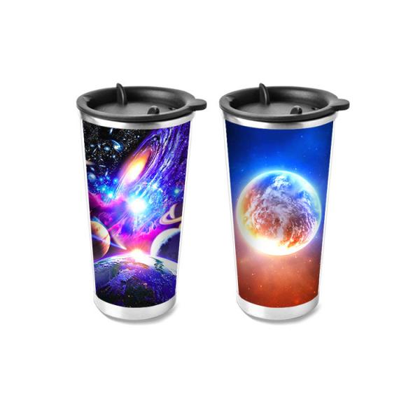 Customized PP / PET 3D Lenticular Cup Printing 75ml - 1500ml Non-toxic
