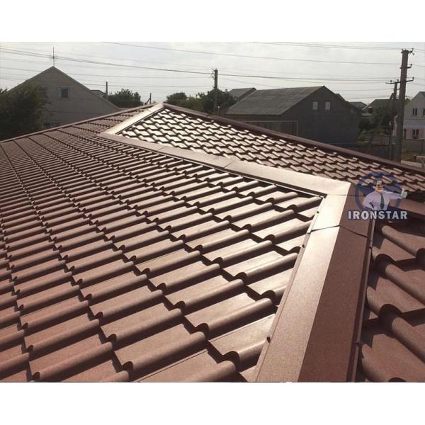 “ronstar Touch Screen PLC Automatic Valley Tray Ridge Cap Roll Forming Machine Metal Roof Capping Profile Making Equipment”
