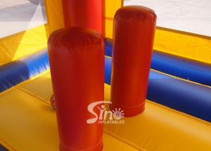Wholesale 13x13 kids dream water proof inflatable bounce house with obstacle N basketball hoop inside from china suppliers