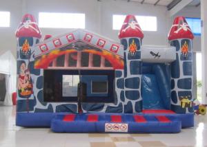 Wholesale Classic inflatable bouncy castle PVC printing inflatable castle house hot sale inflatable bouncer castle with slide from china suppliers