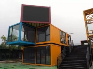 China Light Metal Sandwich Panel Container House For  Workers Office House on sale