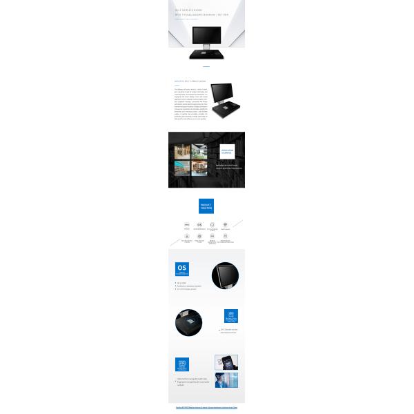OEM ODM RFID Library Book Borrow And Return Machine Self Service Kiosk With Built-In Thermal Printer Barcode Scanner