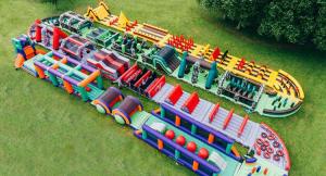Wholesale Colorful Kids And Adult Inflatable Obstacle Course / Blow Up Jumping Castle from china suppliers