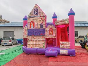 Wholesale Outdoor Kids Inflatable Princess Themed Jumping Castle Bounce House PVC Tarpaulin from china suppliers