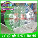 QinDa roll inside inflatable ball/soccer bubble/bubble football for sale