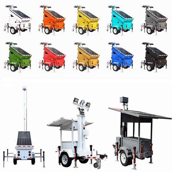 Construction Light Towers LED Light Tower Infrastructure Support Mobile Solar Light Tower
