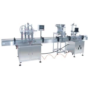 Wholesale Full Automatic Bottle Filling Capping And Labeling Machine lines from china suppliers